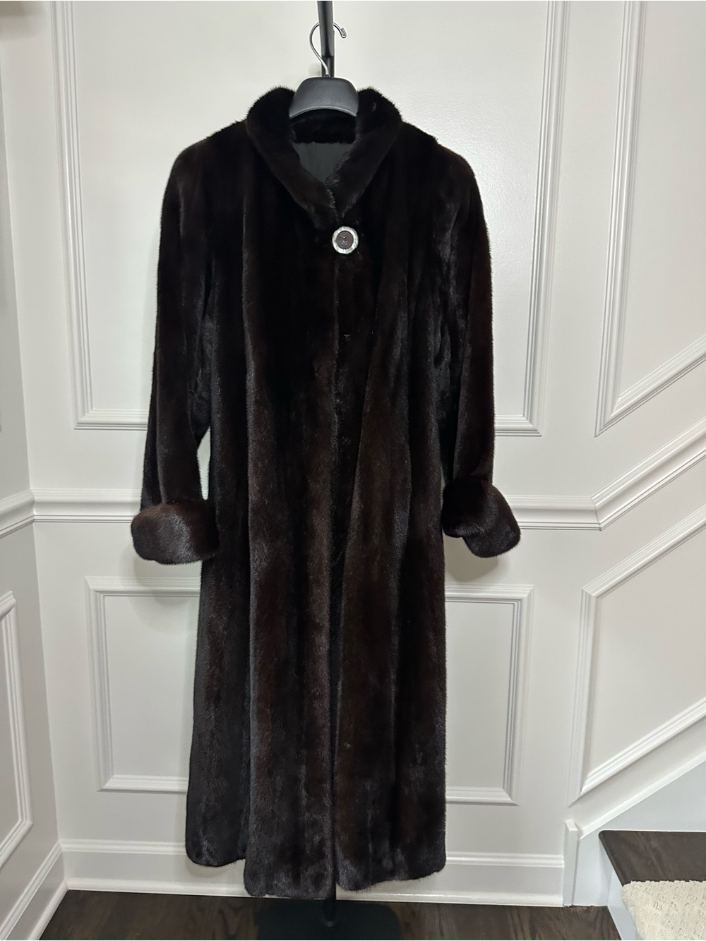 Vintage Full Length Mink (Blackglama) in excellent condition. Size M/L